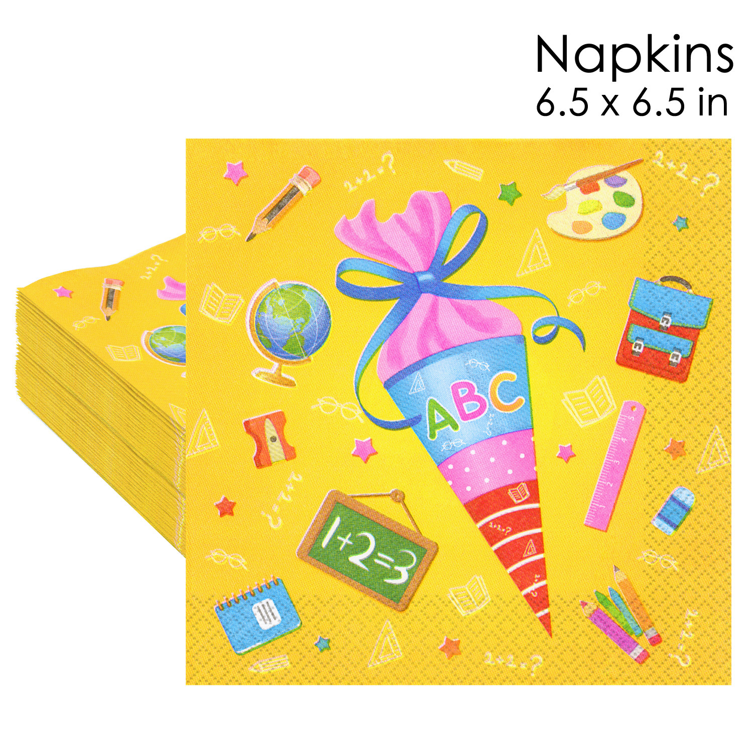 Back to School ABC Napkins