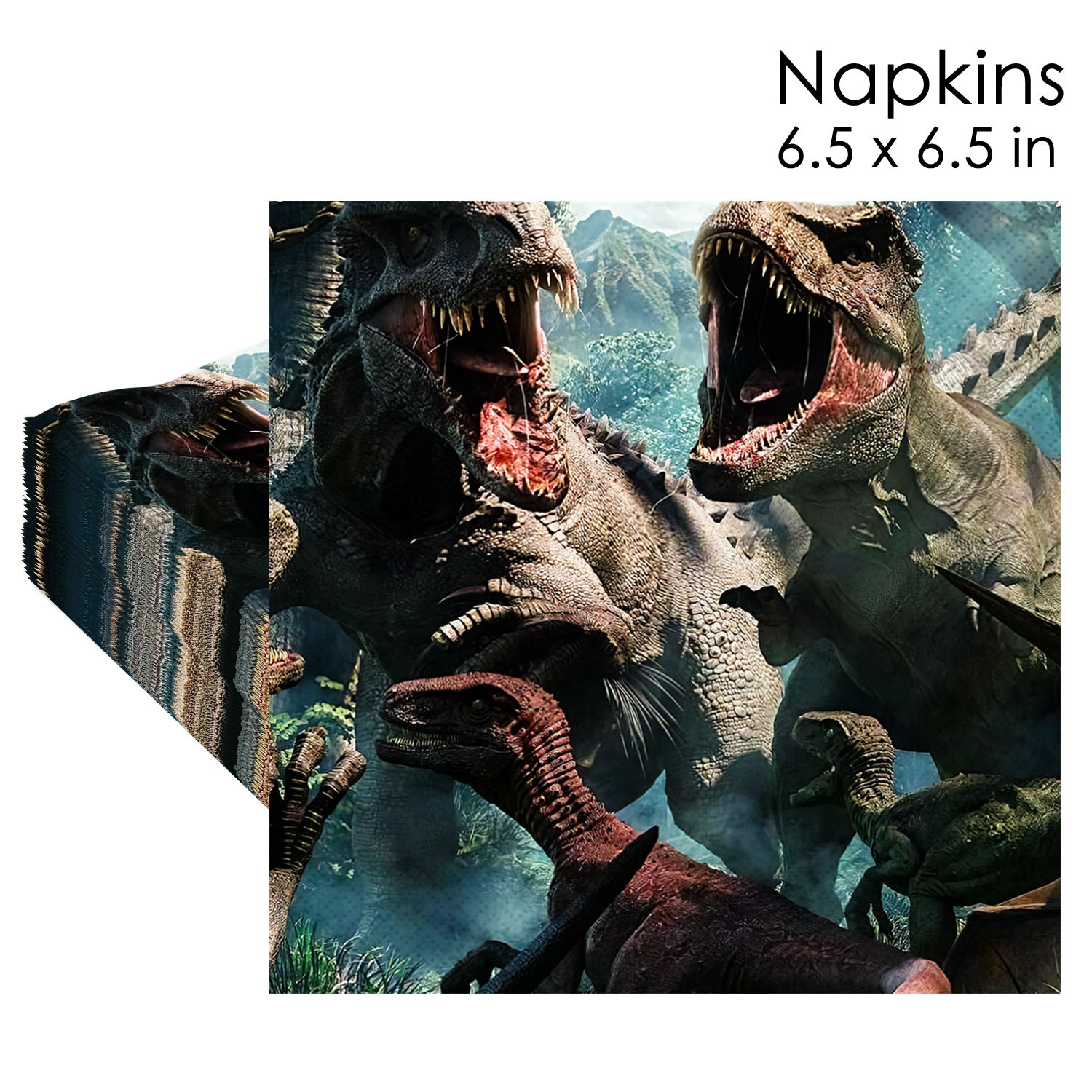 Dinosaur T-Rex Napkins