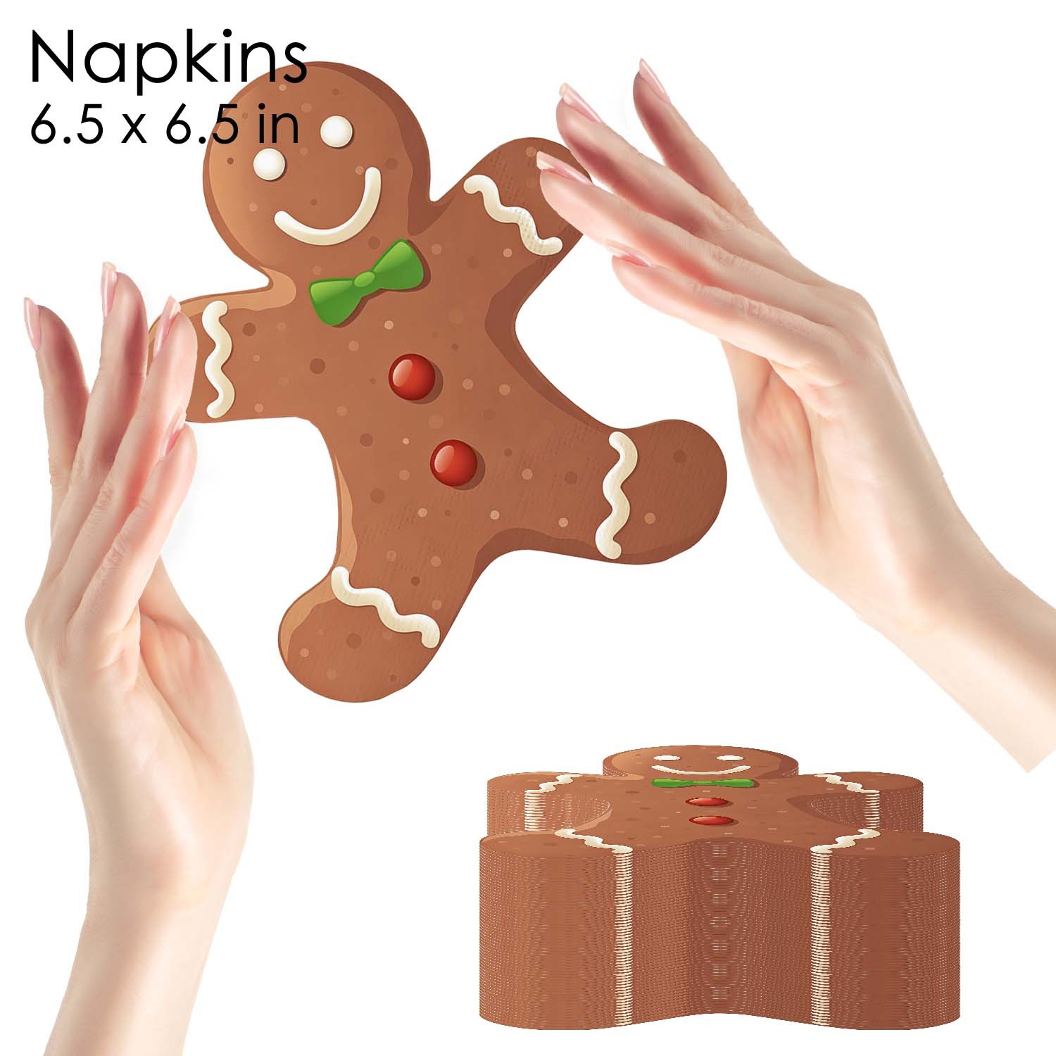 Gingerbread Man Napkins
