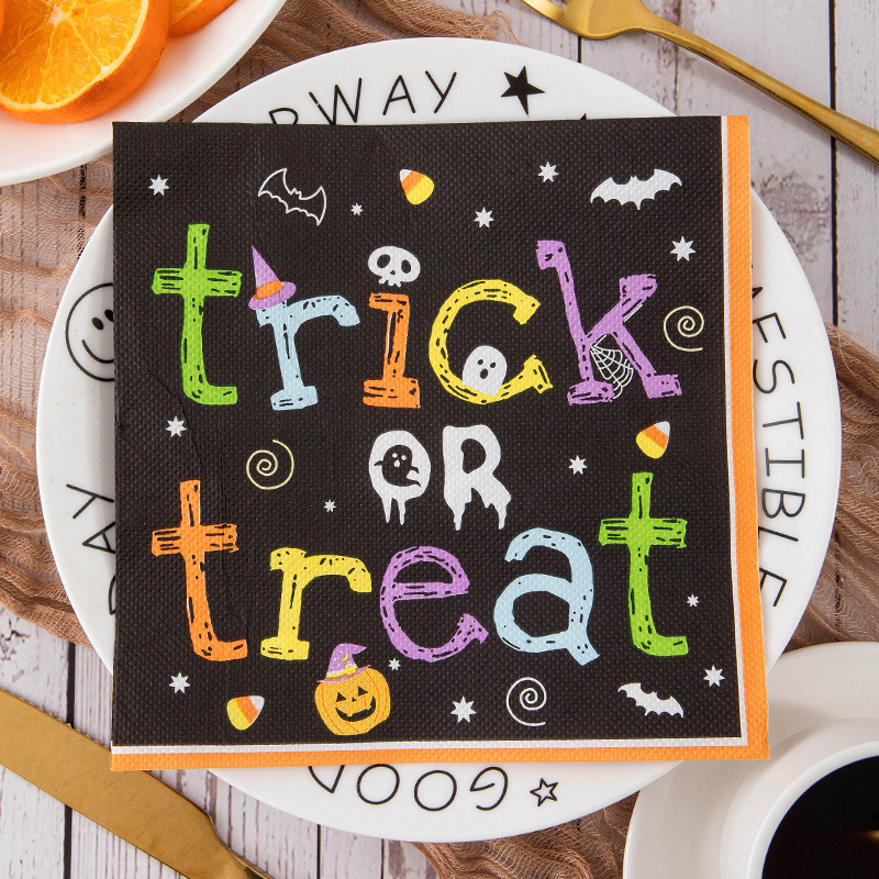 Halloween Trick Or Treat Napkins