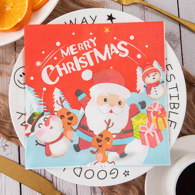Merry Christmas Santa Napkins