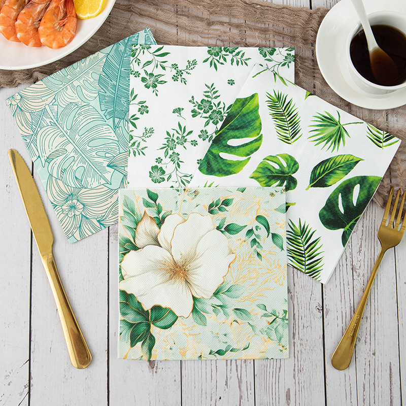 Tropical Botanical Napkin Set